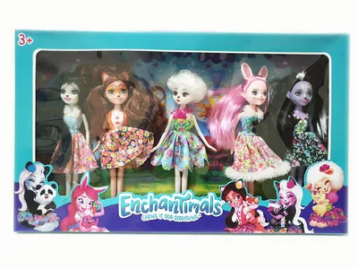 Набор из 5 кукол Энчантималс Снежный день GXB20 купить в Минске