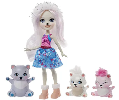 Купить Набор 4 куклы с 2мя зверьками Энчантималс (26 см) недорого в  интернет-магазине Gigatoy.ru