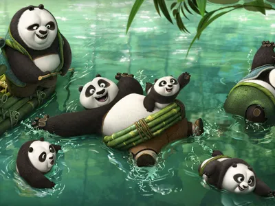 Постер к мультфильму \"Кунг-фу панда…» — создано в Шедевруме