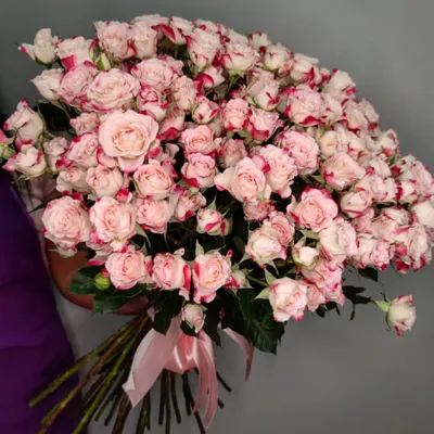 Букет из 9 кустовых роз» - купить в Москве за 3 060 руб