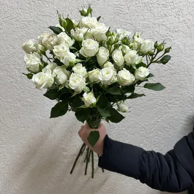 Пионовидные кустовые розы с доставкой по Алмате — Cvety.kz