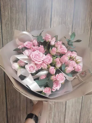 Кустовые розы (шар) от 51 шт. за 14 990 руб. | Бесплатная доставка цветов  по Москве