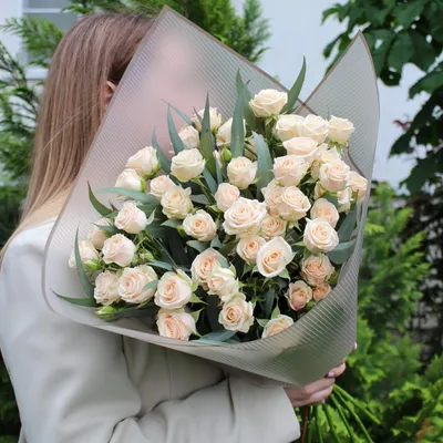 23 кустовых розы — ❤ Доставка цветов в Ярославле