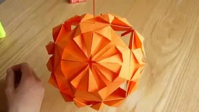 Оригами - делаем кусудаму Звезда