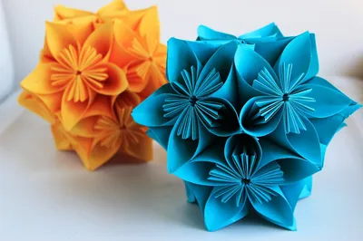 радуга origami kusudama стоковое фото. изображение насчитывающей япония -  12993432