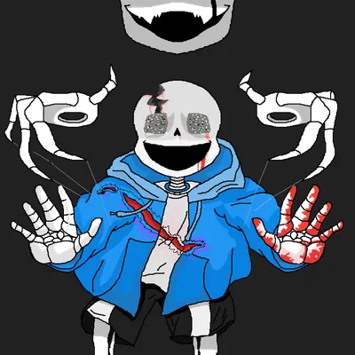 A maze on Game Jolt: \"[WHAT THE FUCK] [UNDERTALE LAST BREATH] sans phase 6  https://twitte...\"