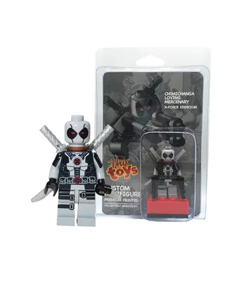 Chimichanga eating mercenary X-Force suit Custom Minifigure – Veux Toys Shop