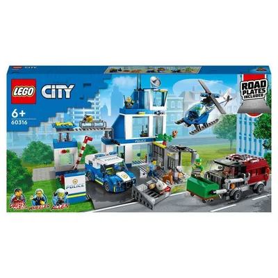 Конструктор LEGO City Полицейский участок 60141 - купить с доставкой по  выгодным ценам в интернет-магазине OZON (530805426)