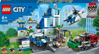 Конструктор LEGO City Полицейский участок 60316 - купить с доставкой по  выгодным ценам в интернет-магазине OZON (442818876)