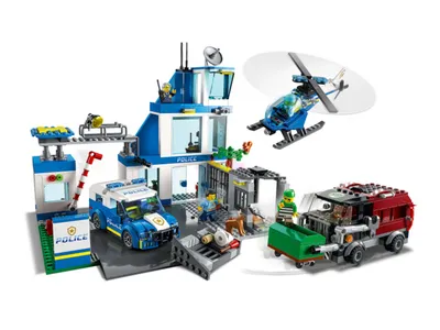 Конструктор \"Полицейский участок\", 996 деталей, аналог Lego City 60047  (ID#209773038), цена: 69 руб., купить на Deal.by