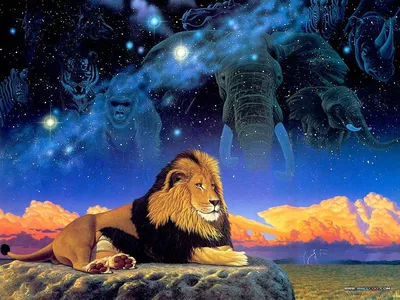 Картина \"Лев - царь зверей\" | Интернет-магазин картин \"АртФактор\"