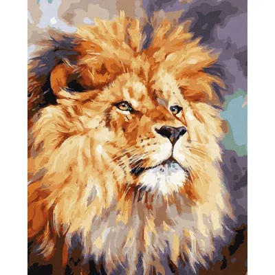 Картина \"Лев. Царь зверей\". Картина со львом, портрет льва купить в  интернет-магазине Ярмарка Мастеров по цене 2500 ₽ – M4JNCRU | Картины,  Самара - доставка по России