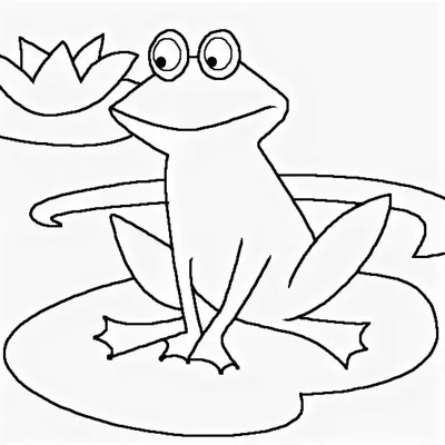 Лягушка путешественница рисунок легкий - 56 фото