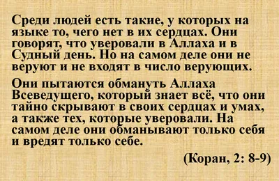 Что написано в Коране о лицемерии? | Ислам в вопросах и ответах | Дзен