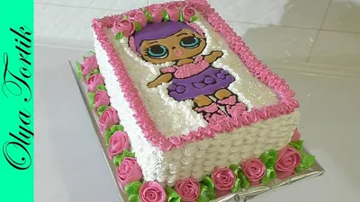 Сахарная картинка на торт девочке ЛОЛ Куклы LOL PrinTort 33878075 купить за  60 200 сум в интернет-магазине Wildberries