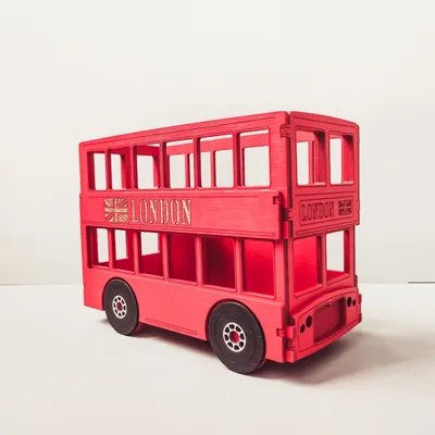 Лондонский автобус даблдеккер символ …» — создано в Шедевруме