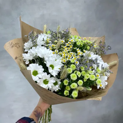 Купить Букет Луговые цветы 💐 в СПБ недорого с бесплатной доставкой |  Amsterdam Flowes