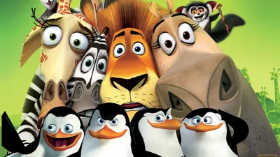 Обои Мадагаскар Мультфильмы Madagascar: Escape 2 Africa, обои для рабочего  стола, фотографии мадагаскар, мультфильмы, madagascar, escape, africa,  жираф, зебра, лев, бегемот, лемуры, пингвины Обои для рабочего стола,  скачать обои картинки заставки на
