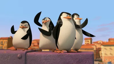 Обои на рабочий стол: Кино, Пингвины Мадагаскара: Фильм - скачать картинку  на ПК бесплатно № 956558