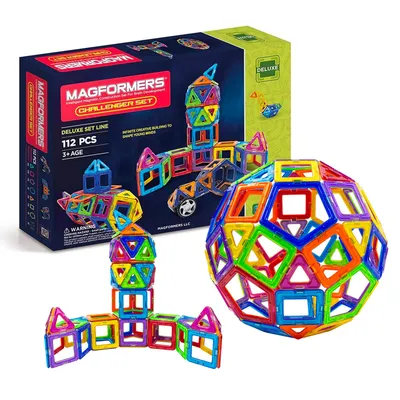 Magformers Basic Rainbow Set Multicolor Magnetic Tiles 30 Pieces -  Walmart.com