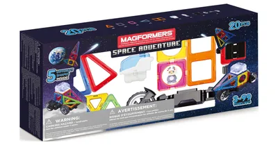 Magformers Rainbow Magnetic Construction Set, 62-Piece - Midwest Technology  Products