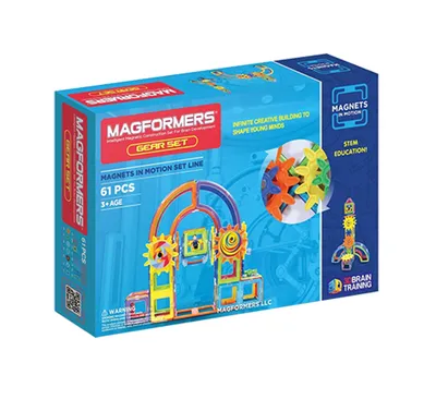 Magformers Zoo Racing Set, 55 pcs. | Thimble Toys