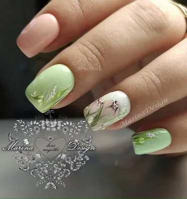 Маникюр весна 2020 (фото) | Нейл-арт, Дизайнерские ногти, Красивые ногти