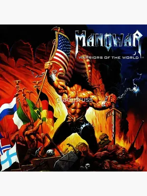 Manowar - Gods of War - American Heavy Metal Band T-Shirt - SquadTee.com