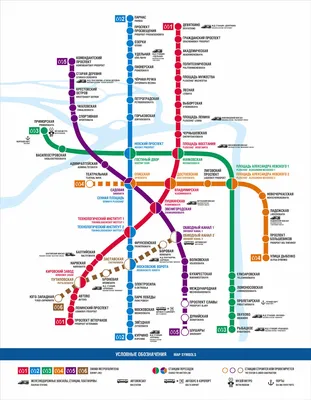 Схема новых станций метро Санкт-Петербурга: когда, где и что построят