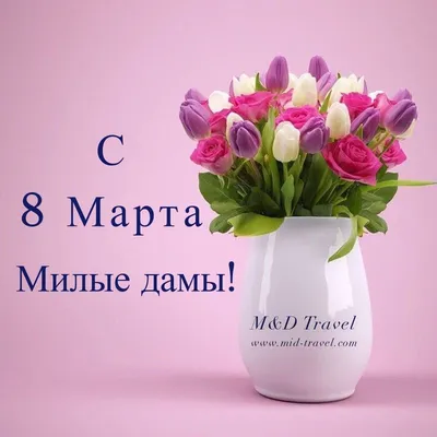 Милые дамы! Поздравляем Вас с 8 марта! - «КЛИМАТВЕНТМАШ»