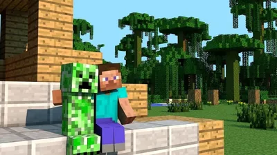 10 мобов, с которыми ты столкнешься в Minecraft» — создано в Шедевруме