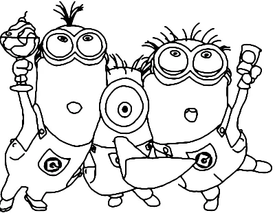 Раскраска Миньоны убегают | Minions coloring pages, Minion coloring pages,  Cartoon coloring pages