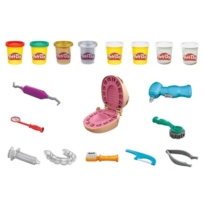 Набор с пластилином Play-Doh «Мистер Зубастик»