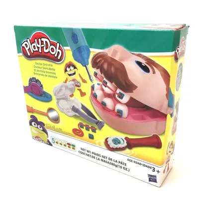 Набор для лепки игровой Play-Doh Мистер Зубастик с золотыми зубами, F1259 -  купить в О'КЕЙ - СберМаркет, цена на Мегамаркет