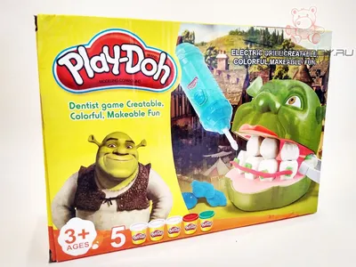 Игровой мини-набор Play-Doh \"Мистер Зубастик\", Hasbro, E4919 |  Интернет-магазин Континент игрушек