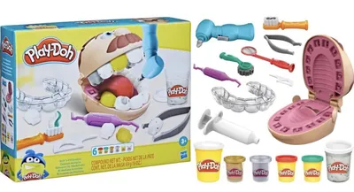Набор игровой Play-Doh Мистер Зубастик с золотыми зубами F1259 купить по  цене 2199 ₽ в интернет-магазине Детский мир