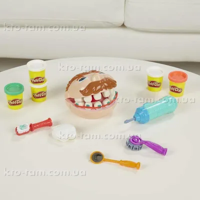 Набор для лепки игровой Play-Doh Мистер Зубастик с золотыми зубами, F1259 -  купить в О'КЕЙ - СберМаркет, цена на Мегамаркет