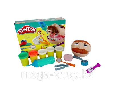 NOOR Игровой набор стоматолога Мистер Зубастик Play-Doh пластилин
