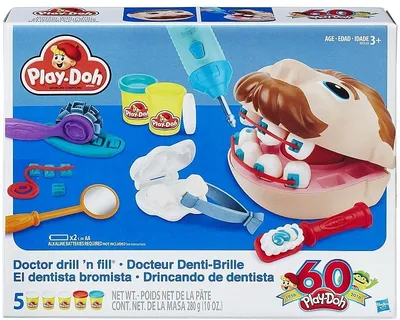 Игровой набор для лепки Мистер зубастик Play-doh пластилин PLAY-DOH  70836106 купить за 846 ₽ в интернет-магазине Wildberries