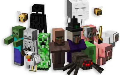Classic Minecraft Mobs by LollipopNSGT on DeviantArt