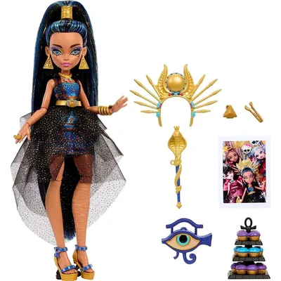 Monster High Mattel Кукла Клео де Нил из серии Базовая Перевыпуск, Монстр  Хай — купить по низкой цене на Яндекс Маркете