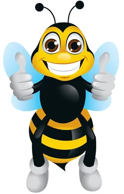 Bee. Пчёлка. PNG. | Bee pictures, Cartoon bee, Bee art