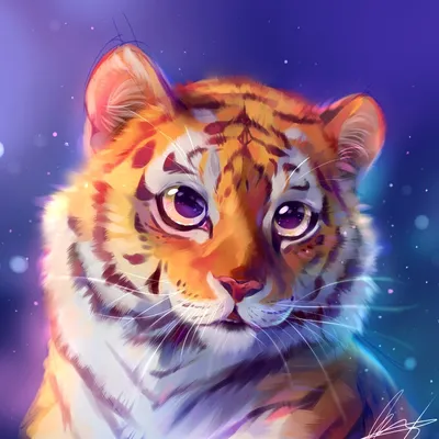 Tiger. Тигр. PNG. | Тигр, Детские рисунки, Милые рисунки