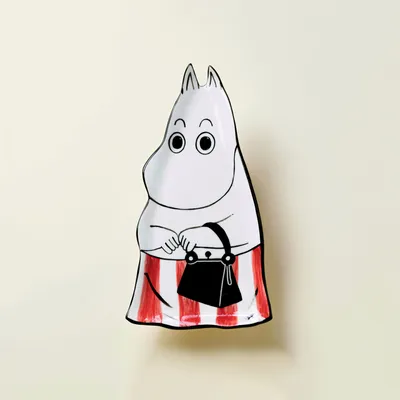 Брошь The Moomins - Moominmamma with Basket Муми-тролли Муми-мама с  корзиной Купить в магазине G4SKY.ru