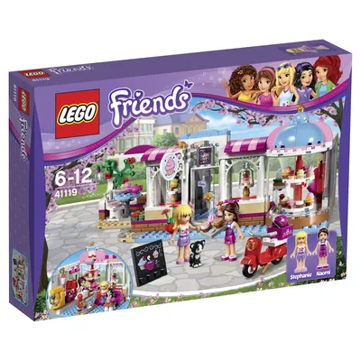 Купить конструктор LEGO Friends Кондитерская (41119), цены на Мегамаркет |  Артикул: 100000075276