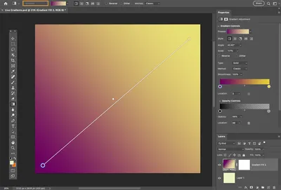 Использование градиентов в Photoshop