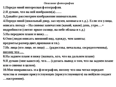 Итоговое собеседование по русскому в 9 классе. Часть третья. Описание  фотографии | Наталия Семушкина - репетитор по русскому из Дивеево. | Дзен