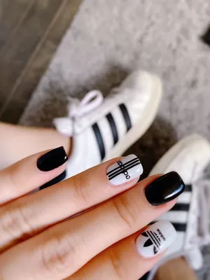 Adidas nails | Adidas nails, Nails, Beauty