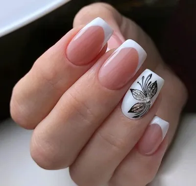 Длинные миндалевидные накладные ногти Френч-пресс на ногтях Маникюр Типсы  для женщин – лучшие товары в онлайн-магазине Джум Гик