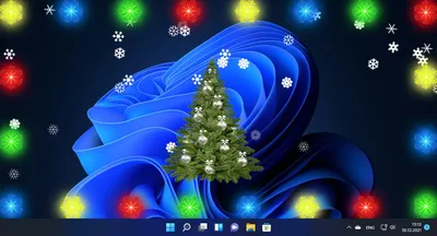 Новогодние украшения на Рабочий стол Windows 10, 7? - YouTube